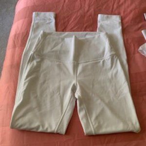 Lululemon  Wunder  Compression  White Yoga Pants- Buy (2) Lulu's  $50/ea
